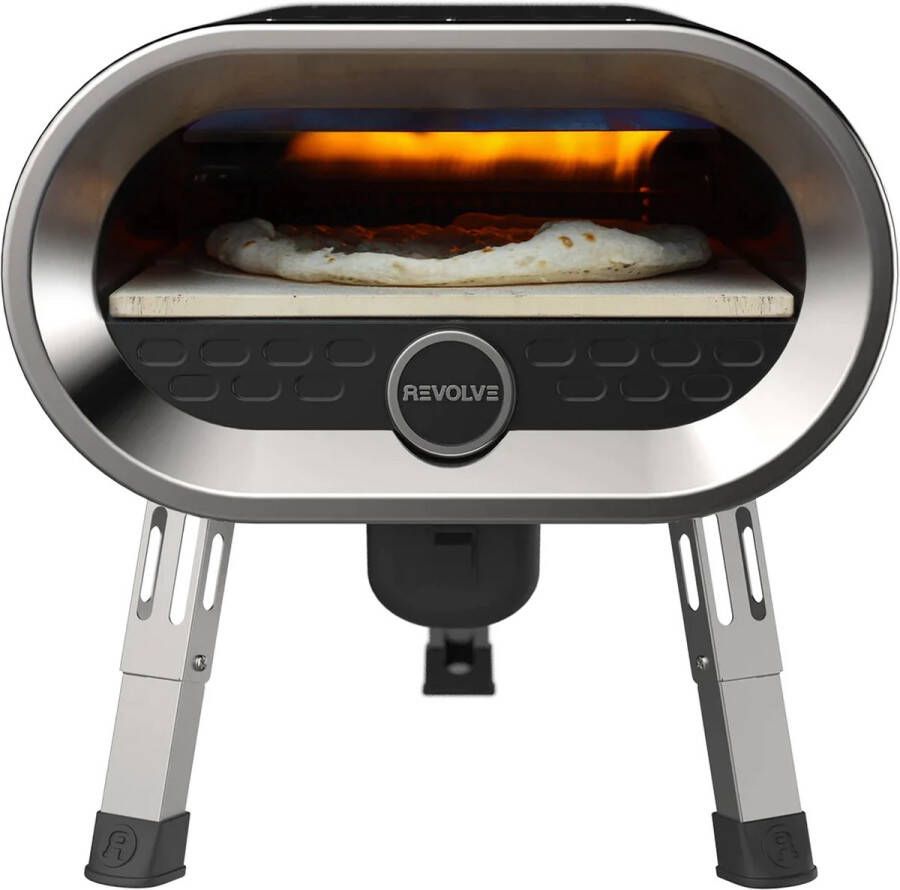 Revolve SUPERSET Pizza Oven Draaiende pizzasteen Gratis pizza-schep draagtas en infrarood thermometer