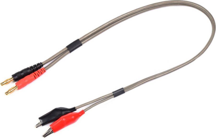 Revtec Charge Lead Pro Banana 4mm Battery Clip 40 cm Flat silicone wire 14AWG