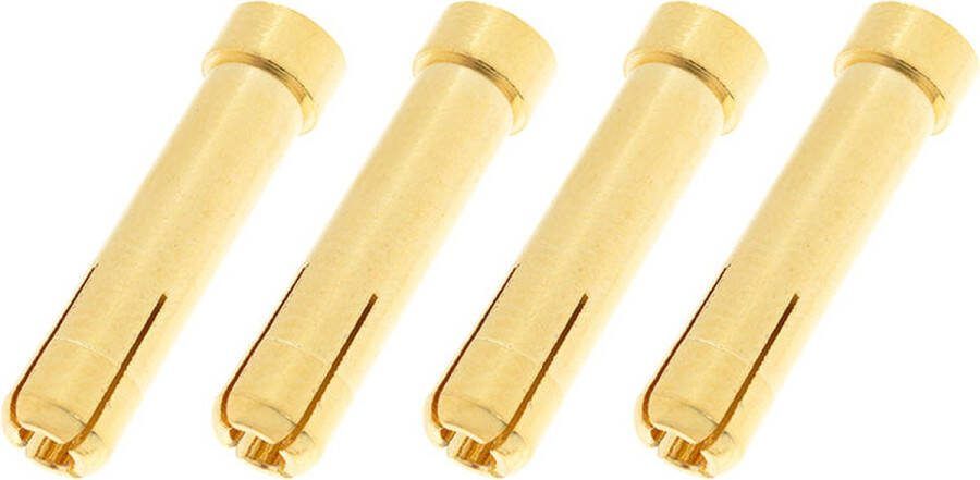 Revtec Connector 4.0 Vrouw. naar 5.0mm Man. Goudcontacten 4 st