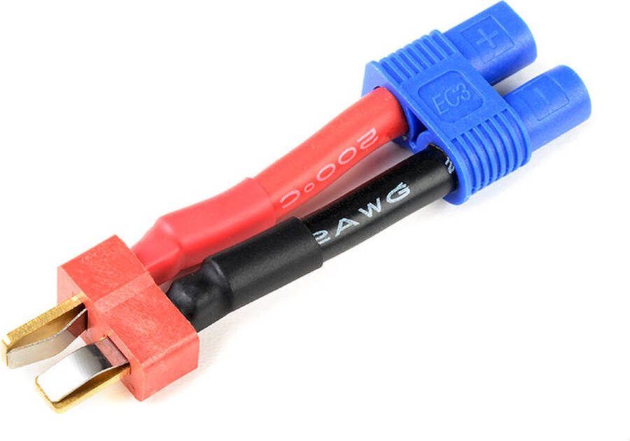 Revtec Power adapterkabel Deans connector vrouw. EC-3 connector vrouw. 12AWG Siliconen-kabel 1 st