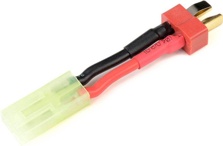 Revtec Power adapterkabel Deans connector vrouw. Mini Tamiya connector man. 16AWG Siliconen-kabel 1 st
