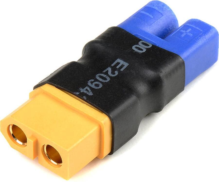 Revtec Power adapterconnector XT-60 connector vrouw. EC-3 connector man. 1 st