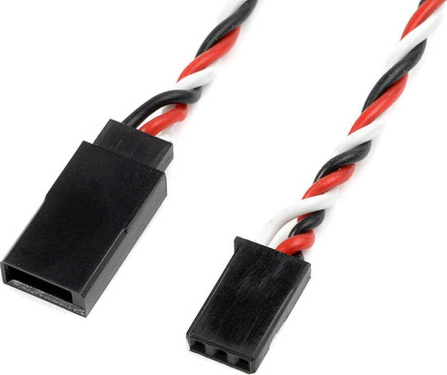 Revtec Servo verlengkabel Gedraaide kabel Futaba 22AWG 60 Strengen 30cm 1 st