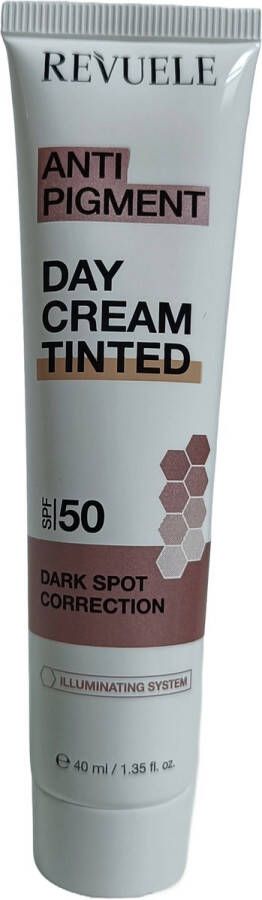 REVUELE Anti Pigment Tinted Day Cream SPF50 40ml