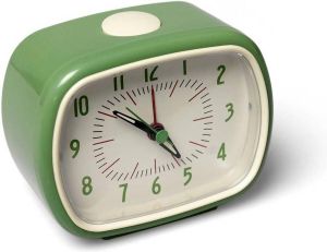 Rex London Groen Vintage Retro Wekker Classic Alarm Clock