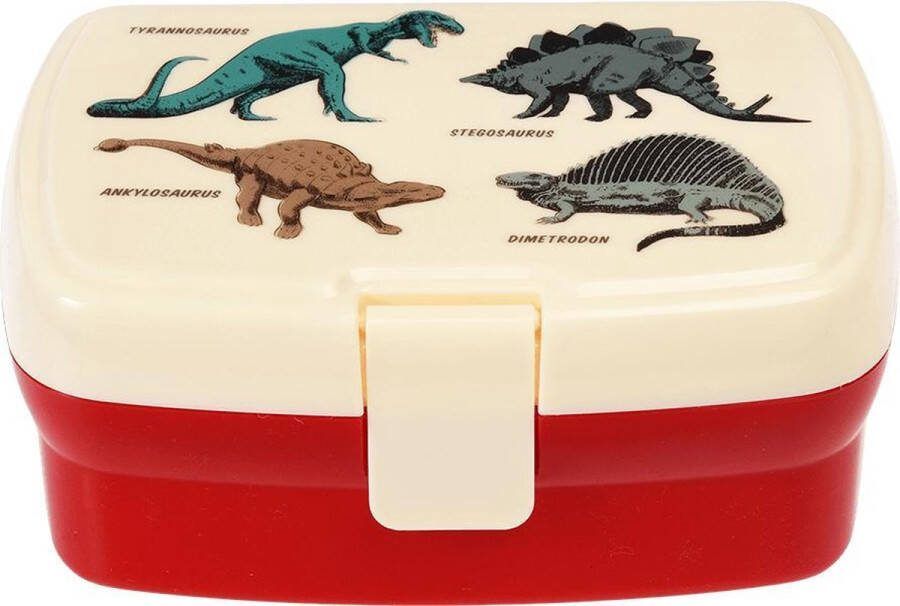 Rex London Lunchbox met tray -dino prehistoric land