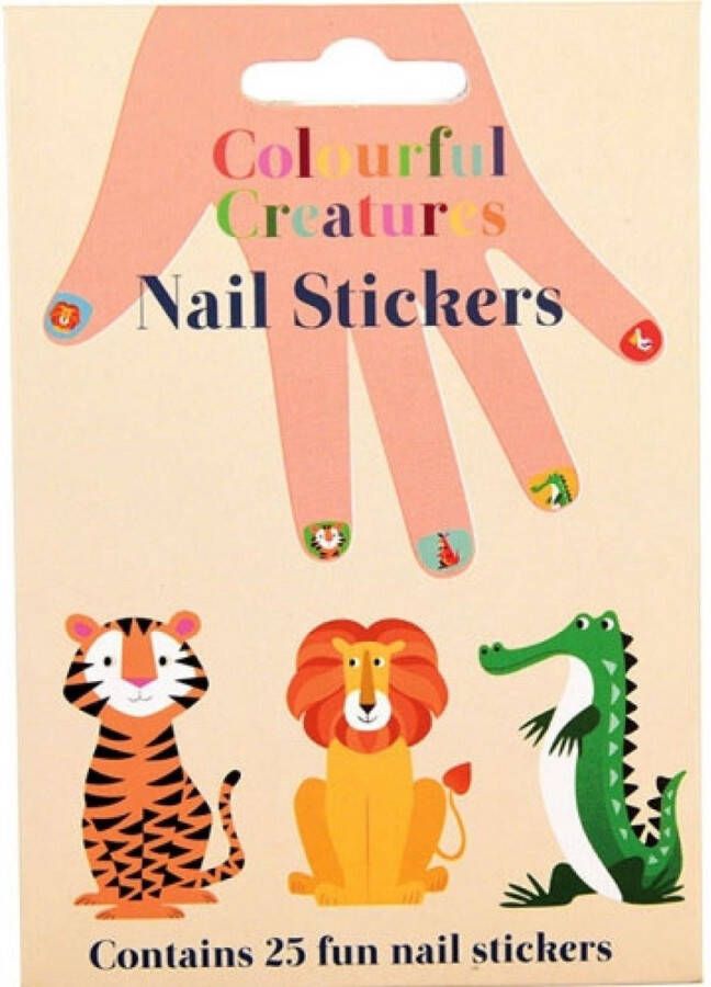 Rex London Nagelstickers colourful creatures