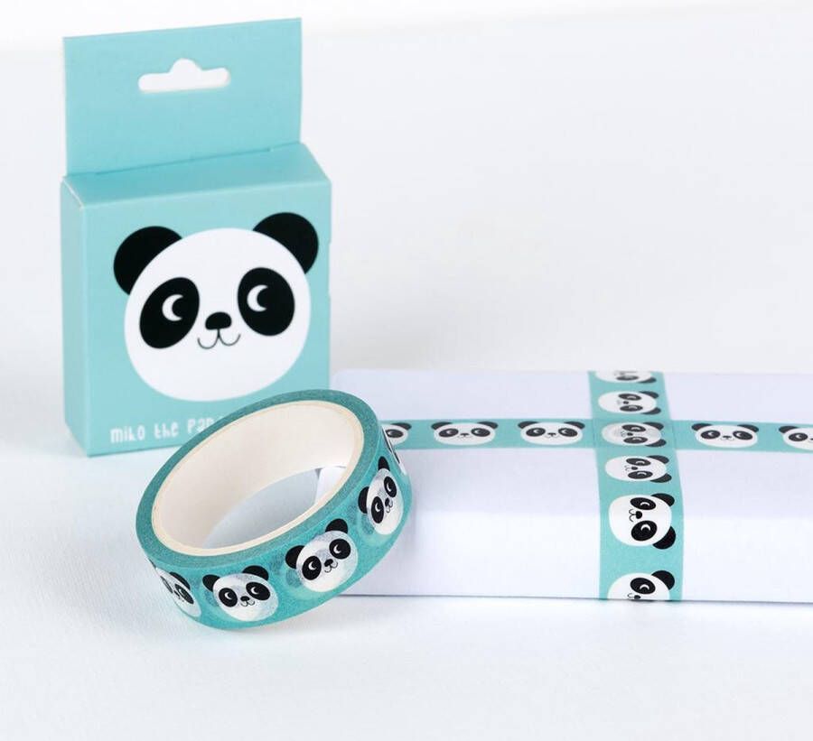 Rex London washi tape Miko the Panda decoratie masking papier tape 15 mm x 7 m