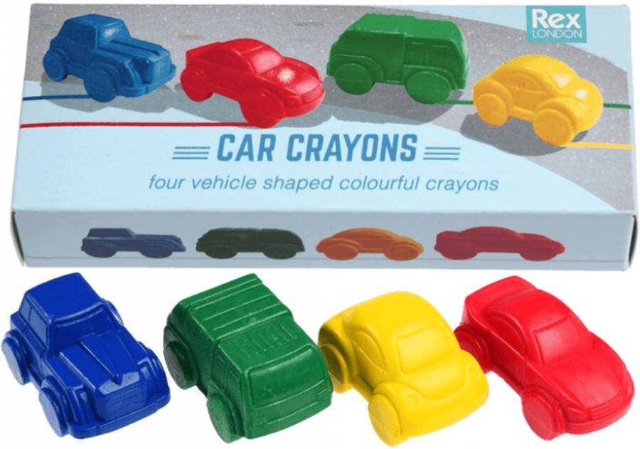 Rex London waskrijt Road Trip Auto's krijt 4 stuks