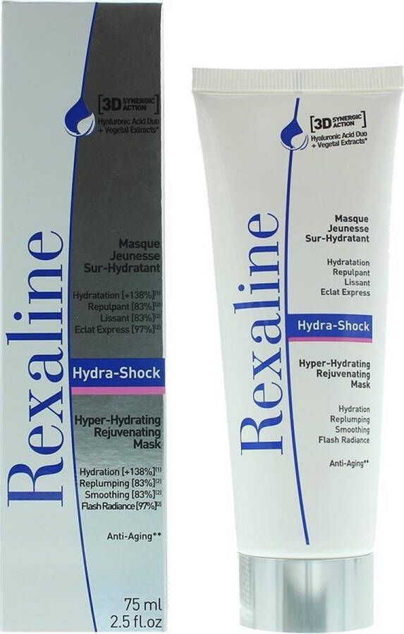 Rexaline 3d Hydra-shock Hyperhydrating Face Mask 75ml