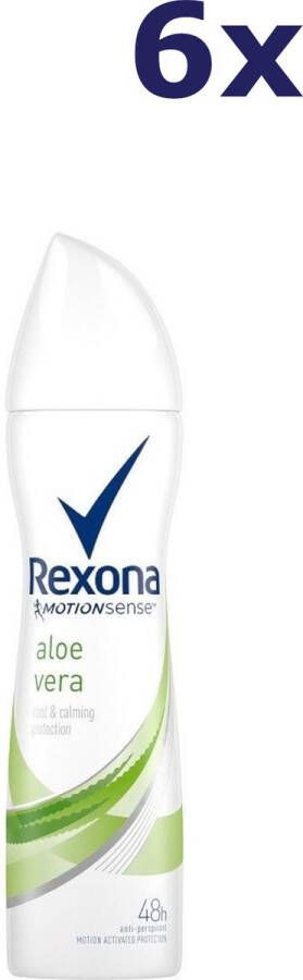 Rexona Women Advanced Protection Aloë Vera deodorant 6 x 150 ml voordeelverpakking