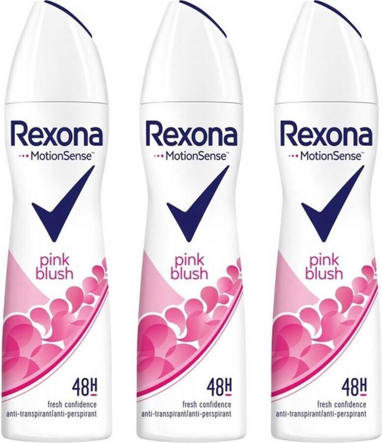 Rexona Deo Spray Pink Blush 3 x 150 ml