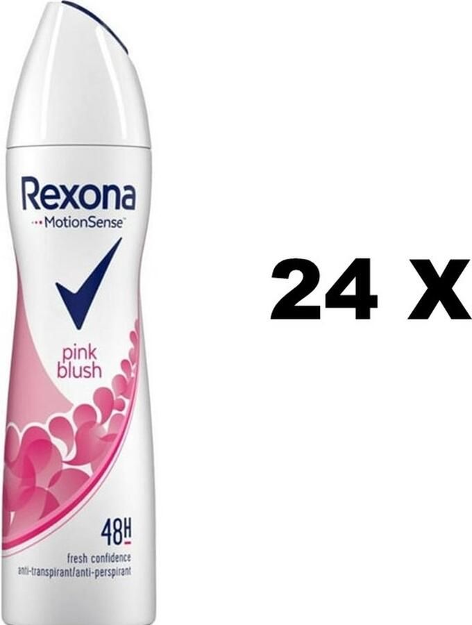 Rexona Deo Spray Pink Blush 24 x 150 ml