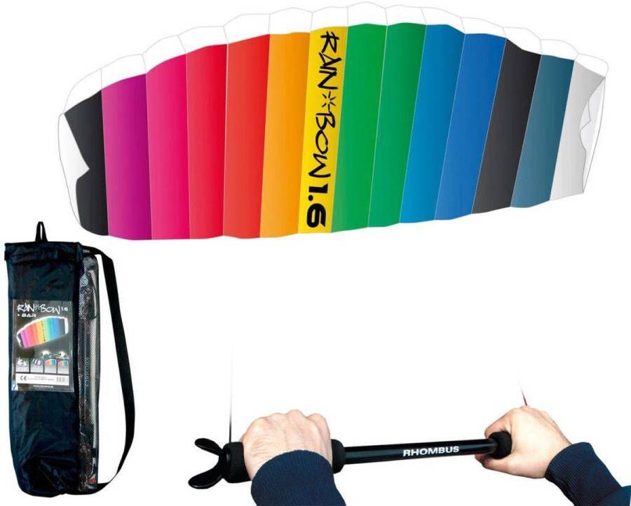 Rhombus matrasvlieger Rainbow Warrior 1.6