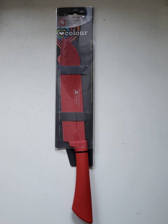 Richardson Sheffield Santokumes serie colour rood (17 5 cm)