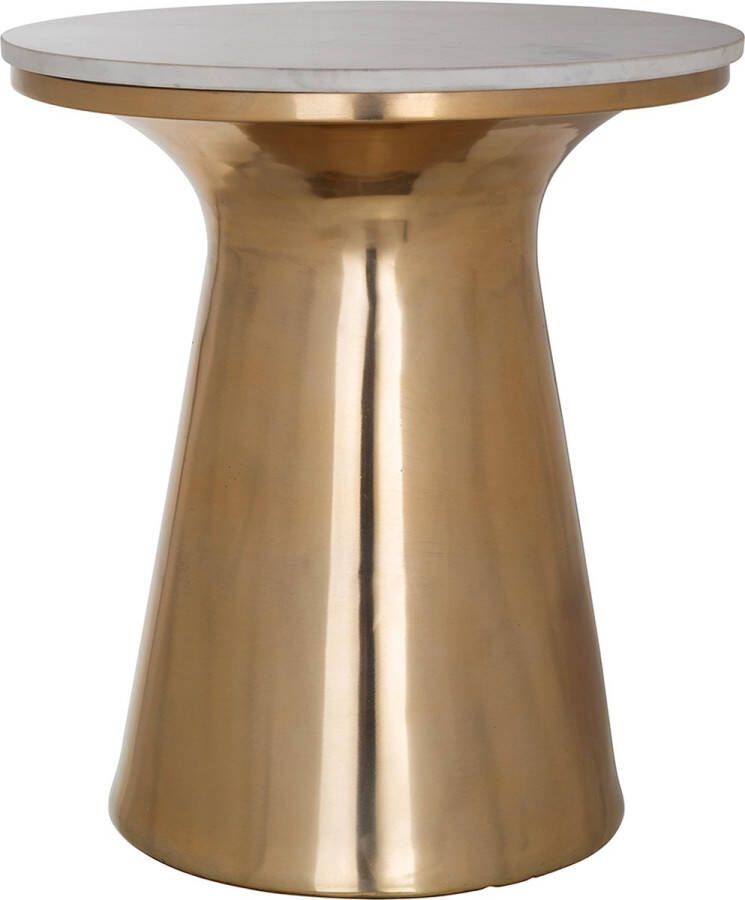 Richmond Interiors Richmond Bijzettafel Jackson Ø51cm Goud Rond
