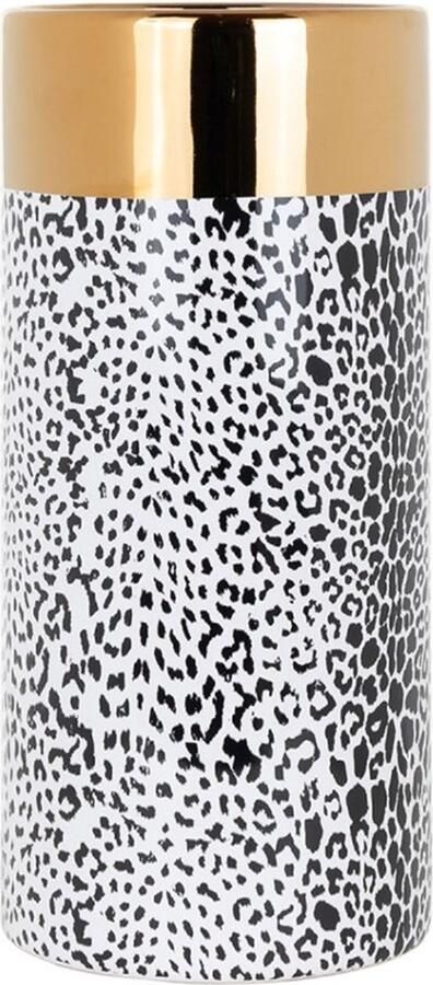 Richmond interiors Richmond Vaas Alesha White Gold 30cm