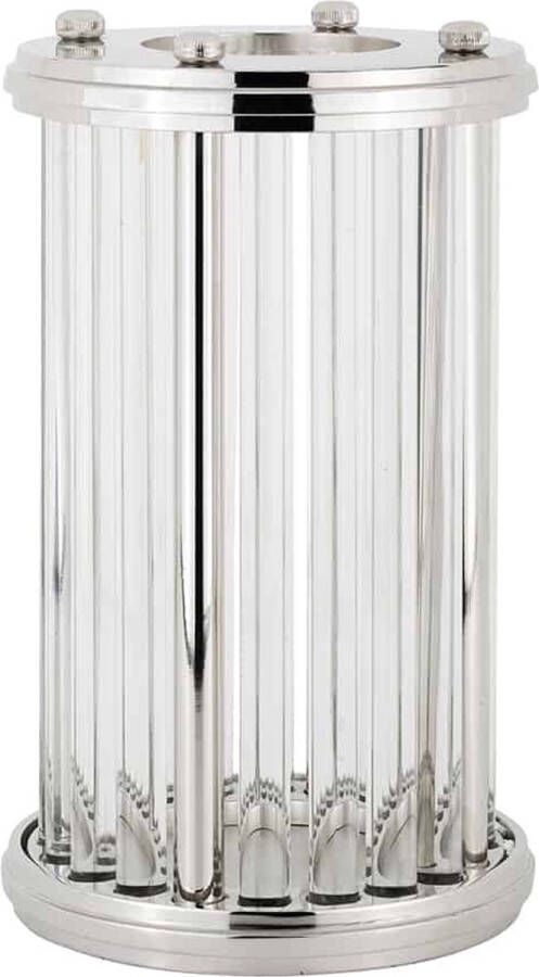 Richmond Interiors Bazar Bizar Richmond Windlicht Emeray Zilver Medium 34x21 CM