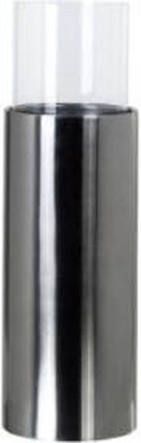 Richmond Interiors Bazar Bizar Richmond Windlicht Kiera Zwart Klein 38x12 CM