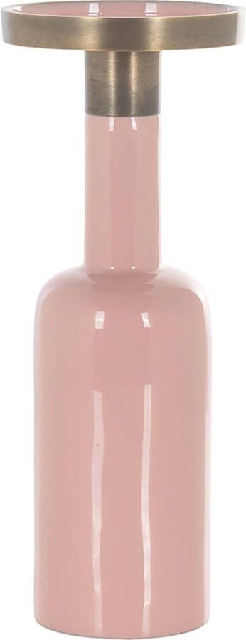 Bazar Bizar Safaary Richmond Kandelaar Esra Groot Roze 25x10 CM