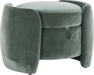 Richmond Interiors Richmond Hocker 'Fenna' Velvet kleur Jade