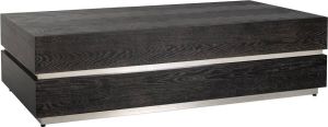 Richmond Salontafel Blackbone silver 150x80 (Block) (Black rustic)