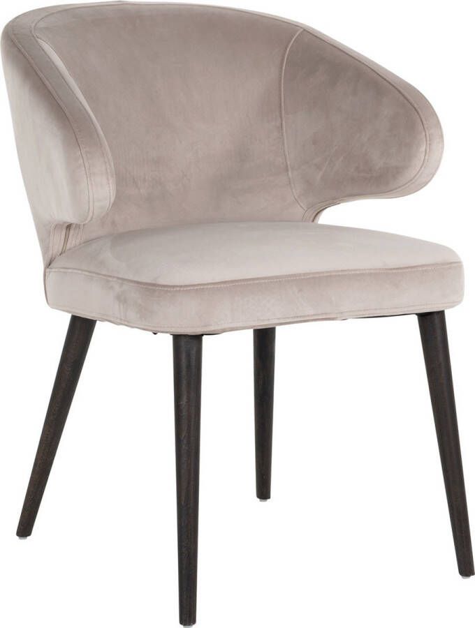 Richmond interiors Stoel Indigo khaki velvet (Quartz Khaki 903)