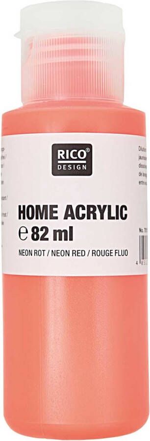 Rico design Acrylverf Neon rood Neon red
