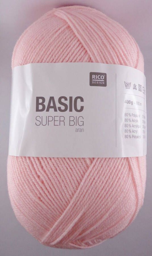 Rico design Basic Super Big 009 Rosa Roze