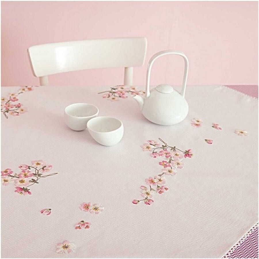 Rico design Borduurpakket voorbedrukt kleedje vlinders in kruissteek van Rico 67363.52.21