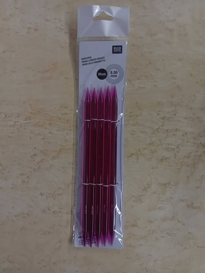 Rico design Breinaalden 20cm 8mm