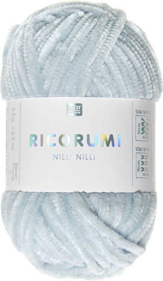 Rico design De hobbyvlinder Rico Design Nilli 014 licht blauw 25 gram Polyester garen
