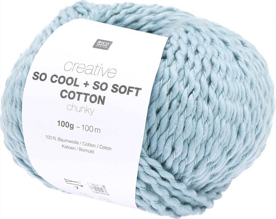 Rico design GAREN-KATOEN-CREATIVE COTTON SO COOL + SO SOFT 18-PER 4 STUKS-HAKEN EN BREIEN