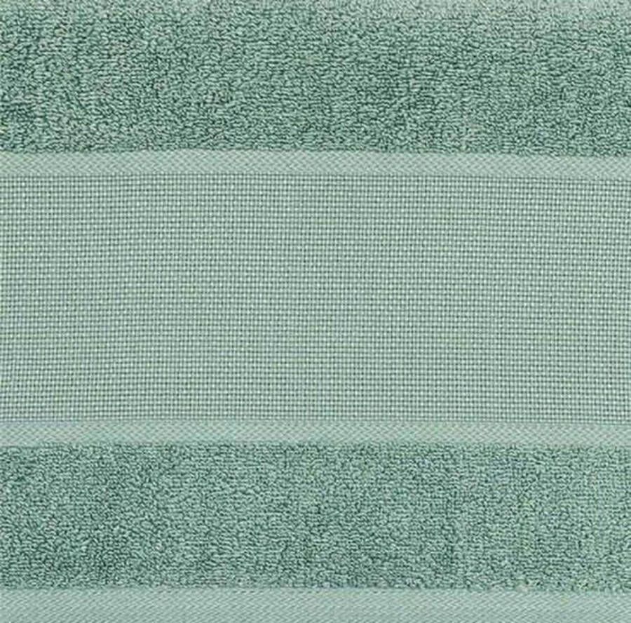 Rico design handdoek met aida rand om te borduren zeegroen 740273.18