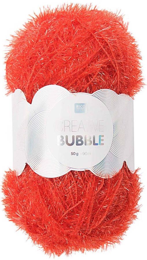 Rico design Rico Creative Bubble 006 rood polyester schuurspons garen naald 2 a 4mm 1bol