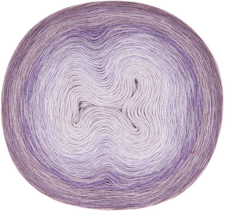Rico design verloopgaren bol ton sur ton paars Creative cotton degrade lucky 8 purple
