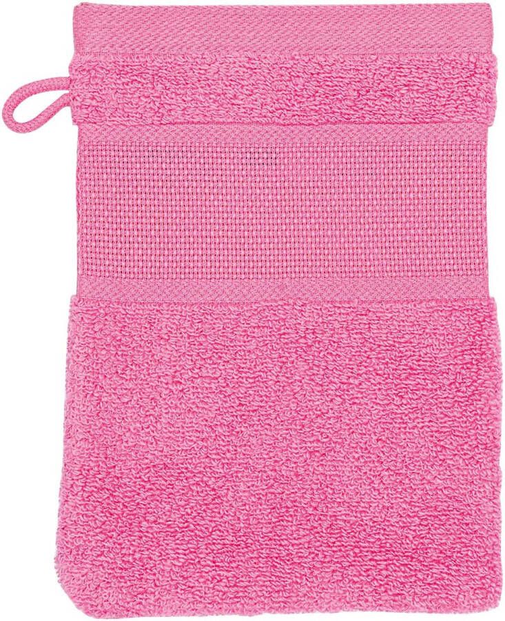Rico design washand met aida rand om te borduren roze 740252.73