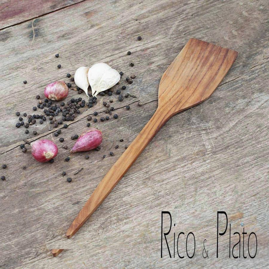 Rico & Plato Teak spatel 'Resto' L 34cm