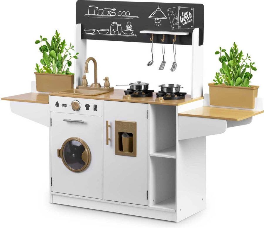 Ricokids Houten speelgoedkeuken 70 x 29 5 x 98 cm