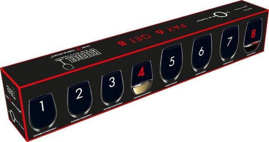 Riedel Wijnglazen Set zonder steel O Wine 620 ml Pay 6 Get 8 set