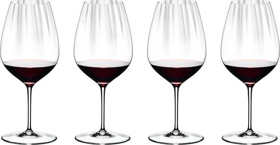 Riedel Wijnglazenset Rode Wijnglazen Performance Cabernet Merlot 834 ml 4 Stuks