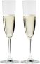 Riedel Champagne Glazen Flutes Vinum 2 stuks - Thumbnail 1