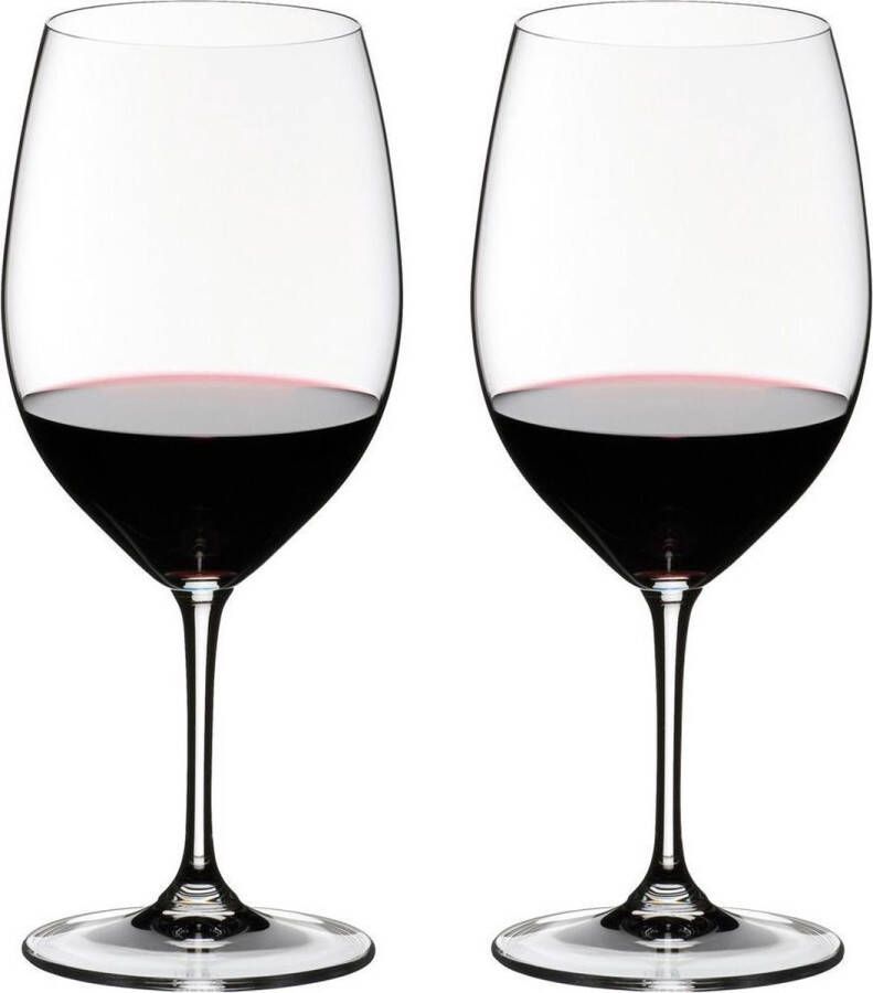 Riedel Rode Wijnglazen Vinum Bordeaux Grand Cru 2 Stuks