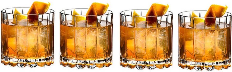 Riedel Whiskey Glazen Double Rocks 4 stuks