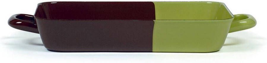 Riess Ovenschaal 29 x 18 cm Chocolade Pistache Met handgreep 29 cm Pan | Mat | Koken | Keuken | RVS Pan | Pannenset