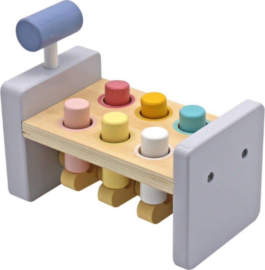 Rijoka Houten Speelgoed Hamertje Tik – 20x11x11cm