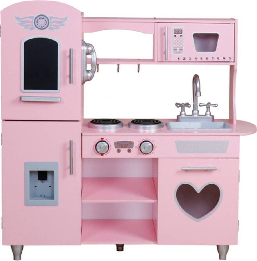 Rijoka Houten Speelkeuken Rosa Kinderkeuken 85x33x89cm