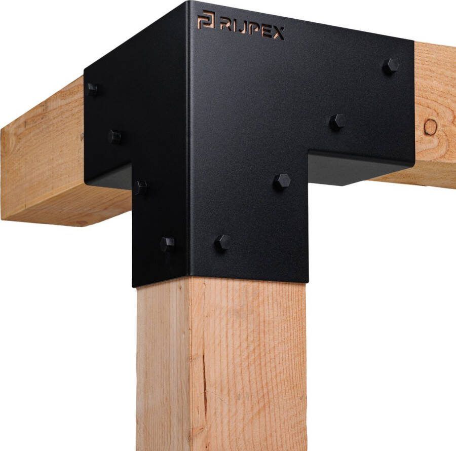 Rijpex Pergola Hoekverbinding 12x12cm Hoek Element Verbinding 90 grade met bevestigingsmateriaal
