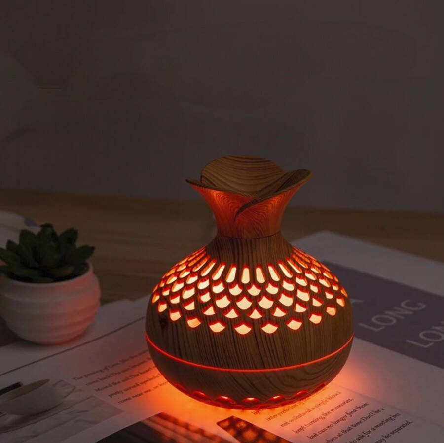 Rimarkable Luchtbevochtiger met Aromatherapie Uniek LED Design Vernevelaar Humidifier