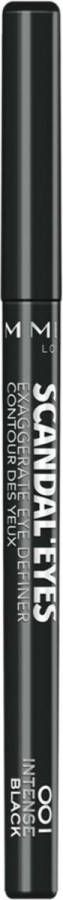 Rimmel London 3x Rimmel Exaggerate Eye Definer Eyeliner 001 Black 1 gr
